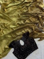 Aura (Dual tone space silk) - Golden Olive - Image 2