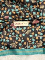 Anvita (Tussar silk) - Rama blue - Image 4