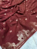 Aandal (Viscose dola silk) - Coffee bean - Image 3