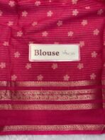 Bhumi (Semi Mysore crepe) - Hot pink - Image 6