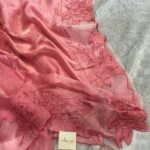 Aarohi ( Pure glass organza) -  Salmon