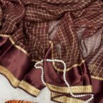 Dilruba (Viscose georgette) - Coffee bean